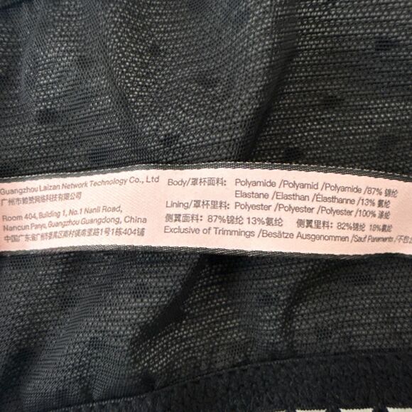 Dobreva Sexy Lace Mesh Corset Bra Black Size 34D - Picture 12 of 16